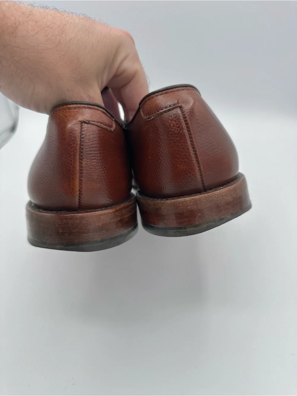 Allen Edmonds Park Avenue Cap Toe Brown Leather Oxford Dress Shoes